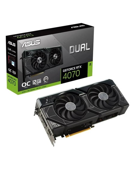 TARJETA DE VIDEO ASUS RTX4070 DUAL OC 12GB GDDR6X