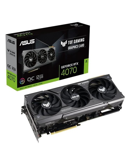 TARJETA DE VIDEO NVIDIA ASUS RTX4070 TUF GAMING OC 12GB GDDR6 PCI