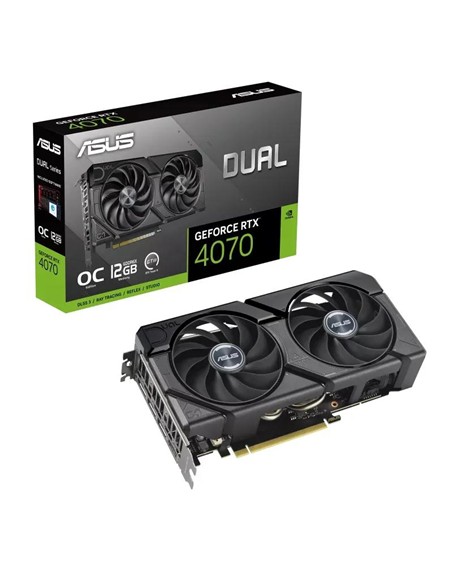 TARJETA DE VIDEO ASUS RTX4070 DUAL OC EVO 12GB GDDR6X PCI 4.0